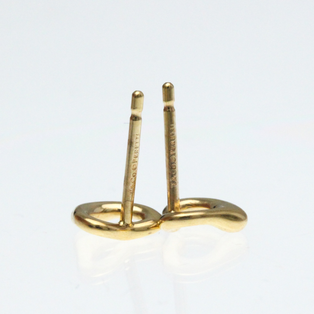 TIFFANY Authentic 18k Gold Heart Earrings - Picture 4 of 10